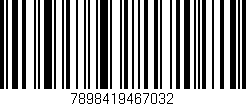 Código de barras (EAN, GTIN, SKU, ISBN): '7898419467032'