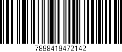 Código de barras (EAN, GTIN, SKU, ISBN): '7898419472142'