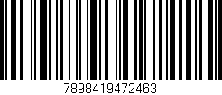 Código de barras (EAN, GTIN, SKU, ISBN): '7898419472463'
