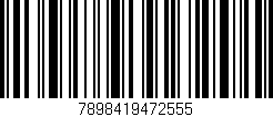 Código de barras (EAN, GTIN, SKU, ISBN): '7898419472555'