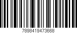 Código de barras (EAN, GTIN, SKU, ISBN): '7898419473668'