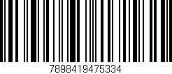 Código de barras (EAN, GTIN, SKU, ISBN): '7898419475334'
