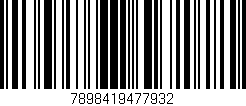 Código de barras (EAN, GTIN, SKU, ISBN): '7898419477932'