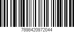 Código de barras (EAN, GTIN, SKU, ISBN): '7898420972044'