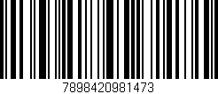 Código de barras (EAN, GTIN, SKU, ISBN): '7898420981473'