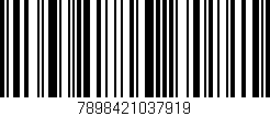 Código de barras (EAN, GTIN, SKU, ISBN): '7898421037919'