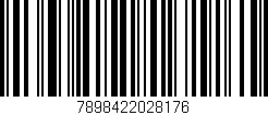 Código de barras (EAN, GTIN, SKU, ISBN): '7898422028176'