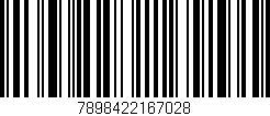 Código de barras (EAN, GTIN, SKU, ISBN): '7898422167028'