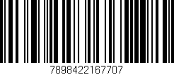 Código de barras (EAN, GTIN, SKU, ISBN): '7898422167707'
