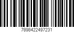 Código de barras (EAN, GTIN, SKU, ISBN): '7898422497231'