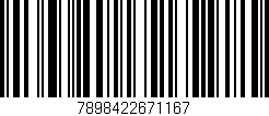 Código de barras (EAN, GTIN, SKU, ISBN): '7898422671167'