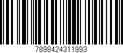 Código de barras (EAN, GTIN, SKU, ISBN): '7898424311993'