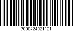 Código de barras (EAN, GTIN, SKU, ISBN): '7898424321121'