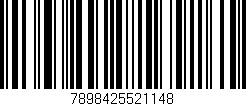 Código de barras (EAN, GTIN, SKU, ISBN): '7898425521148'