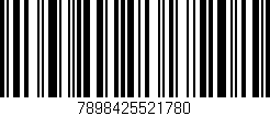 Código de barras (EAN, GTIN, SKU, ISBN): '7898425521780'