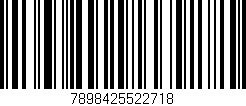 Código de barras (EAN, GTIN, SKU, ISBN): '7898425522718'