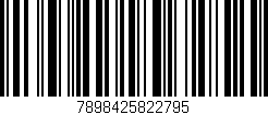 Código de barras (EAN, GTIN, SKU, ISBN): '7898425822795'