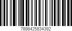 Código de barras (EAN, GTIN, SKU, ISBN): '7898425834392'
