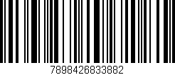 Código de barras (EAN, GTIN, SKU, ISBN): '7898426833882'