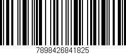 Código de barras (EAN, GTIN, SKU, ISBN): '7898426841825'