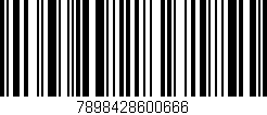 Código de barras (EAN, GTIN, SKU, ISBN): '7898428600666'