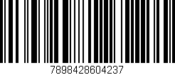 Código de barras (EAN, GTIN, SKU, ISBN): '7898428604237'