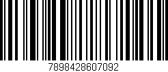 Código de barras (EAN, GTIN, SKU, ISBN): '7898428607092'