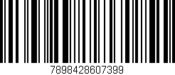 Código de barras (EAN, GTIN, SKU, ISBN): '7898428607399'
