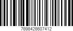 Código de barras (EAN, GTIN, SKU, ISBN): '7898428607412'