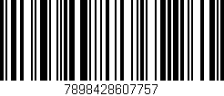Código de barras (EAN, GTIN, SKU, ISBN): '7898428607757'
