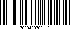 Código de barras (EAN, GTIN, SKU, ISBN): '7898428609119'
