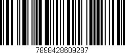 Código de barras (EAN, GTIN, SKU, ISBN): '7898428609287'