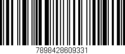 Código de barras (EAN, GTIN, SKU, ISBN): '7898428609331'