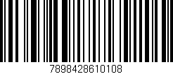 Código de barras (EAN, GTIN, SKU, ISBN): '7898428610108'