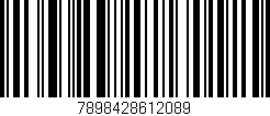 Código de barras (EAN, GTIN, SKU, ISBN): '7898428612089'