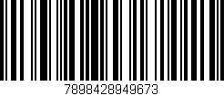 Código de barras (EAN, GTIN, SKU, ISBN): '7898428949673'
