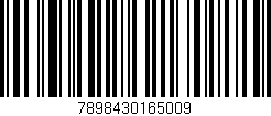 Código de barras (EAN, GTIN, SKU, ISBN): '7898430165009'