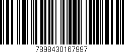Código de barras (EAN, GTIN, SKU, ISBN): '7898430167997'