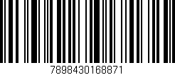Código de barras (EAN, GTIN, SKU, ISBN): '7898430168871'