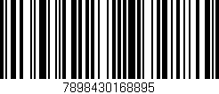 Código de barras (EAN, GTIN, SKU, ISBN): '7898430168895'