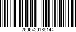 Código de barras (EAN, GTIN, SKU, ISBN): '7898430169144'