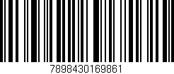 Código de barras (EAN, GTIN, SKU, ISBN): '7898430169861'