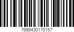 Código de barras (EAN, GTIN, SKU, ISBN): '7898430170157'