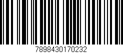 Código de barras (EAN, GTIN, SKU, ISBN): '7898430170232'