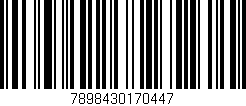 Código de barras (EAN, GTIN, SKU, ISBN): '7898430170447'