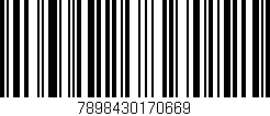 Código de barras (EAN, GTIN, SKU, ISBN): '7898430170669'
