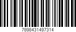 Código de barras (EAN, GTIN, SKU, ISBN): '7898431497314'