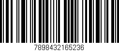 Código de barras (EAN, GTIN, SKU, ISBN): '7898432165236'