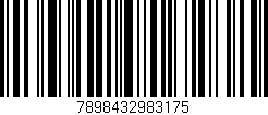 Código de barras (EAN, GTIN, SKU, ISBN): '7898432983175'
