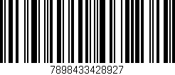 Código de barras (EAN, GTIN, SKU, ISBN): '7898433428927'